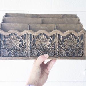 Vintage Mail/Desk Organizer